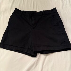 A New Day Black Bermuda Shorts with Tailored Design‎
